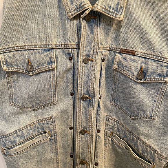 Vintage Calvin Klein Light Blue Denim Jacket - Picture 4 of 16